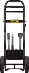 DeWALT - 100 Lb Capacity 31" OAH Hammer Truck - Swept Back, Continuous Handle, Steel, Semi-Pneumatic Wheels - Exact Tooling