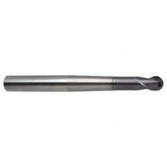6mm Dia. - 100mm OAL 2 FL 30 Helix Firex Carbide Ball Nose End Mill - Exact Tooling