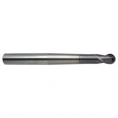 3mm Dia. - 80mm OAL 2 FL 30 Helix Firex Carbide Ball Nose End Mill - Exact Tooling