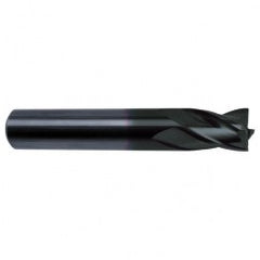5/32 Dia. x 2 Overall Length 4-Flute Square End Solid Carbide SE End Mill-Round Shank-Center Cut-Super-A - Exact Tooling