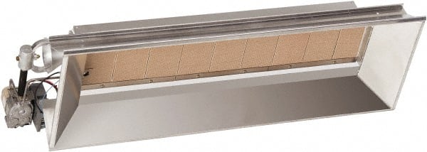 Heatstar - 30-1/4" Long x 19-1/4" Wide x 12" High, 24 AC Volt, Infrared Suspended Heater - Exact Tooling