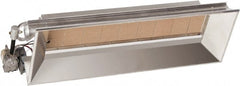 Heatstar - 30-1/4" Long x 19-1/4" Wide x 12" High, 24 AC Volt, Infrared Suspended Heater - Exact Tooling