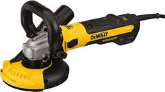 DeWALT - 5" Wheel Diam, 9,000 RPM, Corded Angle & Disc Grinder - 5/8-11 Spindle, 120 Volts, 13 Amps - Exact Tooling