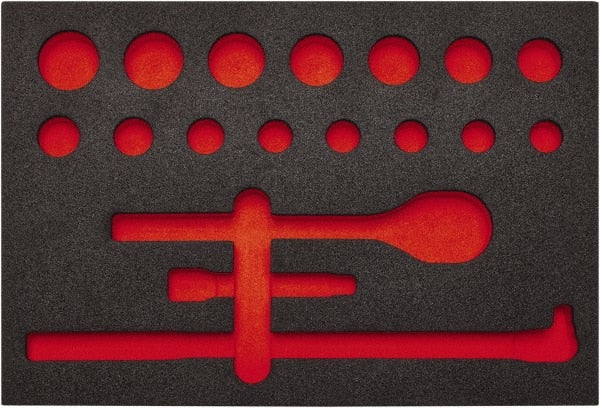 Proto - Tool Box Case & Cabinet Inserts Type: Foam Insert For Use With: J54120 - Exact Tooling