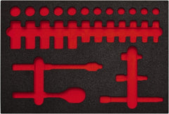 Proto - Tool Box Case & Cabinet Inserts Type: Foam Insert For Use With: J52222 - Exact Tooling