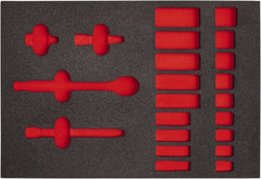 Proto - Tool Box Case & Cabinet Inserts Type: Foam Insert For Use With: J52134HTC - Exact Tooling