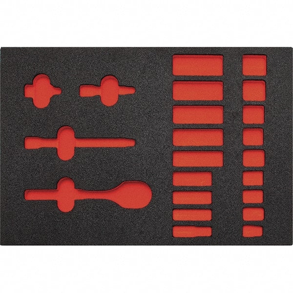 Proto - Tool Box Case & Cabinet Inserts Type: Foam Insert For Use With: J52134 - Exact Tooling