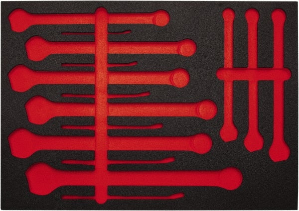 Proto - Tool Box Case & Cabinet Inserts Type: Foam Insert For Use With: J1200F-T500 - Exact Tooling
