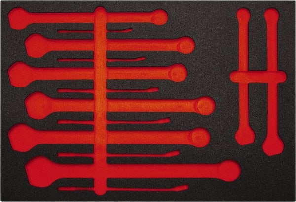 Proto - Tool Box Case & Cabinet Inserts Type: Foam Insert For Use With: J1200FBASD - Exact Tooling