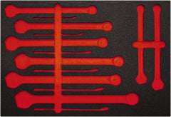 Proto - Tool Box Case & Cabinet Inserts Type: Foam Insert For Use With: J1200FBASD - Exact Tooling
