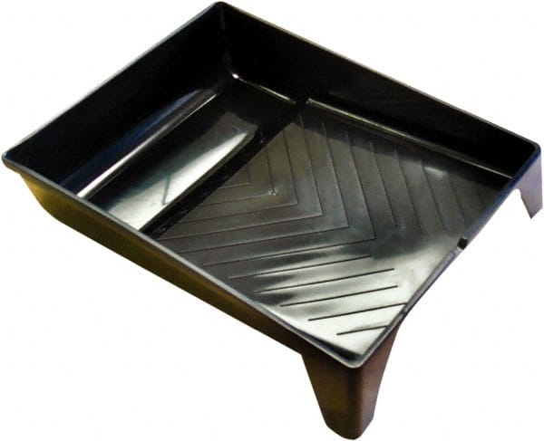 Premier Paint Roller - 9" Roller Compatible Paint Tray - 1 Qt Capacity, 29" Wide, Plastic - Exact Tooling