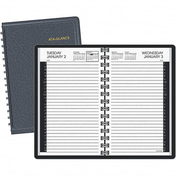AT-A-GLANCE - 365 Sheet, 4-7/8 x 8", Appointment Book - Black & White - Exact Tooling