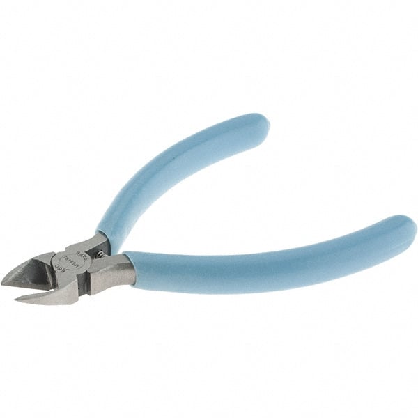 Xcelite - 4" OAL, 20 AWG Capacity, Flush Wire Cutter - 15/32" Jaw Length, Tapered Head - Exact Tooling