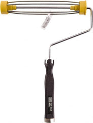 Premier Paint Roller - 9" Wide x 12" Long Heavy-Duty Birdcage Frame - Steel Frame, Plastic Handle - Exact Tooling
