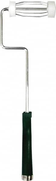 Premier Paint Roller - 4" Wide x 16" Long Heavy-Duty Birdcage Frame - Steel Frame, Plastic Handle - Exact Tooling