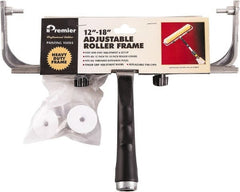 Premier Paint Roller - 12 to 18" Wide Adjustable Frame - Steel Frame - Exact Tooling