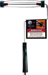 Premier Paint Roller - 9" Wide x 14-1/2" Long Heavy-Duty Birdcage Frame - Steel Frame, Plastic Handle - Exact Tooling