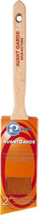 Premier Paint Roller - 2" Oval/Angle Polyester Sash Brush - 2-3/4" Bristle Length, 7" Wood Sash Handle - Exact Tooling