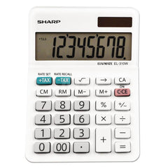 Victor - Calculators; Type: Desktop Calculator ; Type of Power: Solar/Battery ; Display Type: 8-Digit LCD ; Color: White ; Display Size: 18mm ; Width (Decimal Inch): 3.3800 - Exact Tooling