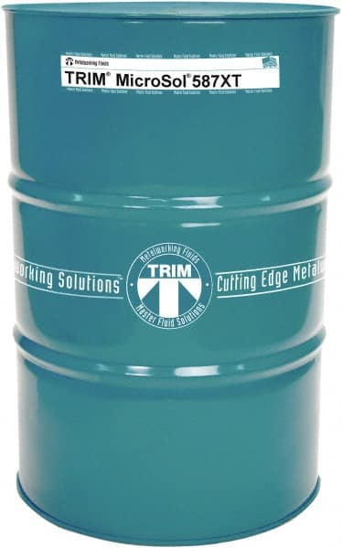 Master Fluid Solutions - TRIM MicroSol 587XT 54 Gal Drum Cutting & Grinding Fluid - Exact Tooling