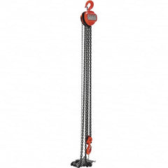 Vestil - 6,000 Lb Lifting Capacity, 15' Lift Height, Hand Hoist - Made from Chain - Exact Tooling