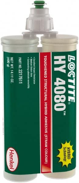 Loctite - 400 g Dual Cartridge Two Part Adhesive - 5 to 10 min Working Time, 302°F - Exact Tooling