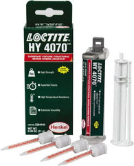 Loctite - 11 g Dual Cartridge Two Part Adhesive - 5 min Working Time - Exact Tooling