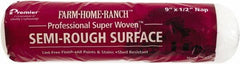 Premier Paint Roller - 1/2" Nap, 9" Wide Paint Roller Cover - Semi-Rough Texture, Woven & Polyester - Exact Tooling