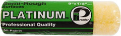 Premier Paint Roller - 1/2" Nap, 9" Wide Paint Roller Cover - Semi-Rough Texture, Polyester - Exact Tooling