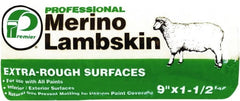 Premier Paint Roller - 1-1/2" Nap, 9" Wide Paint Roller Cover - Extra-Rough Texture, Lambskin - Exact Tooling
