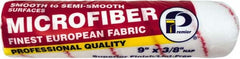 Premier Paint Roller - 3/8" Nap, 9" Wide Paint Roller Cover - Semi-Smooth Texture, Microfiber - Exact Tooling
