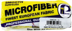 Premier Paint Roller - 5/16" Nap, 7" Wide Paint Roller Cover - Smooth Texture, Microfiber - Exact Tooling