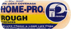 Premier Paint Roller - 3/4" Nap, 7" Wide Paint Roller Cover - Rough Texture, Polyester - Exact Tooling