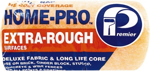 Premier Paint Roller - 1-1/4" Nap, 7" Wide Paint Roller Cover - Extra-Rough Texture, Polyester - Exact Tooling