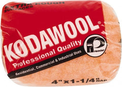 Premier Paint Roller - 1-1/4" Nap, 4" Wide Paint Roller Cover - Extra-Rough Texture, Polyester & Wool - Exact Tooling