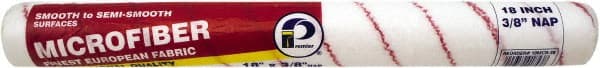 Premier Paint Roller - 3/8" Nap, 18" Wide Paint Roller Cover - Semi-Smooth Texture, Microfiber - Exact Tooling