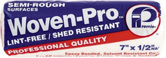 Premier Paint Roller - 1/2" Nap, 7" Wide Paint Roller Cover - Semi-Rough Texture, Woven - Exact Tooling