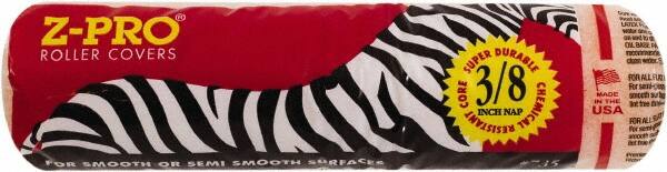 Premier Paint Roller - 3/8" Nap, 9" Wide Paint Roller Cover - Semi-Smooth Texture, Polyester - Exact Tooling