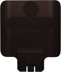 Rubbermaid - Square Lid for Use with 23 Gal Rectangular Recycle Containers - Brown, Polypropylene, For Slim Jim Trash Cans - Exact Tooling