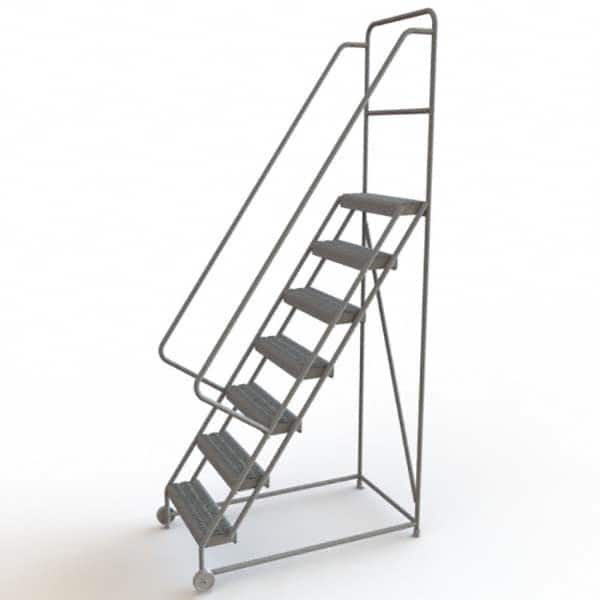 TRI-ARC - Rolling & Wall Mounted Ladders & Platforms Type: TiltNRoll Rolling Ladder Style: Tilt & Roll Safety Ladder - Exact Tooling
