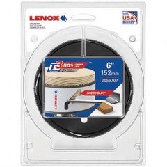 Lenox - Hole Saws Saw Diameter (mm): 1.50 Saw Diameter (Inch): 6 - Exact Tooling