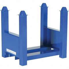 Vestil - 1,850 Lb Capacity Steel Bar Cradle - Steel Deck, 14" OAW - Exact Tooling