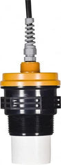 Made in USA - 5\x94 to 144\x94 Transmission Range Modbus Ultrasonic Level Sensor - 2" NPT Mount, 30 Max psi, ±0.25% of Range Accuracy, 9 to 28 VDC - Exact Tooling