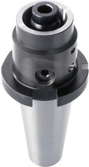 HAIMER - HSK63 & HSK80 Taper, On-Center/Rotating, Spindle Adapter - 80mm Projection, Use with ISO50 Spindle - Exact Tooling