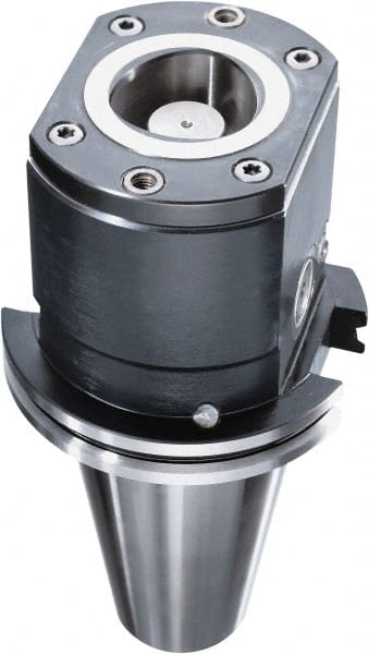 HAIMER - CAPTO C5 Taper, On-Center/Rotating, Spindle Adapter - 50mm Projection, Use with ISO50 Spindle - Exact Tooling