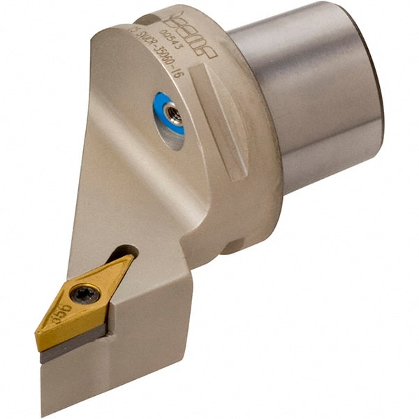 Iscar - Left Hand Cut, Size C6, VBMT & VC.. Insert Compatiblity, External Modular Turning & Profiling Cutting Unit Head - 45mm Ctr to Cutting Edge, 65mm Head Length, Through Coolant, Series Isoturn - Exact Tooling