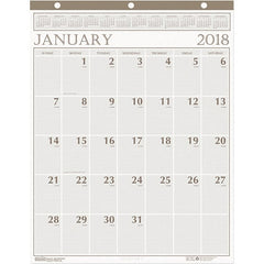 House of Doolittle - 12 Sheet, 20 x 26", Wall Calendar - Beige - Exact Tooling