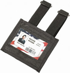 Ability One - Badge Holders; Attachment Type: Arm Band ; Horizontal or Vertical Holder: Horizontal ; Color: Black - Exact Tooling
