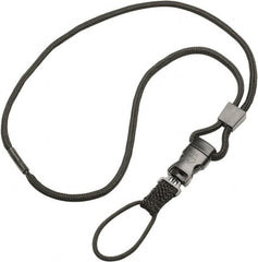 Ability One - Lanyards; Material: Plastic ; Color: Black ; Length (Inch): 36 - Exact Tooling