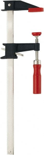 Bessey - 36" Capacity, 3-1/2" Throat Depth, Carbon Steel Bar Clamp - 1,100 Lb Clamping Pressure - Exact Tooling